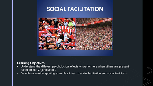 AQA - Sports Psychology - Social Facilitation