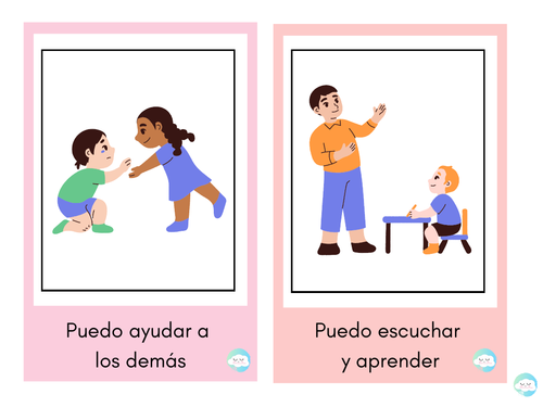 Posters de valores de educación (Puedo)