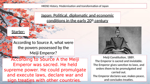 Japans history: Political, diplomatic and economic conditions in early 20th century