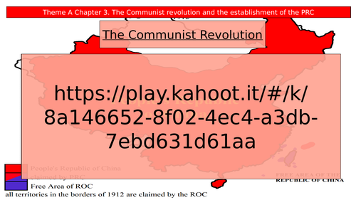 Chinese Revolution of 1949 - establishment of the PRC
