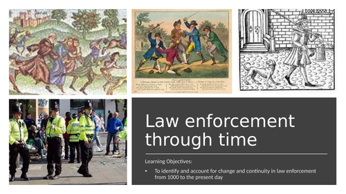 GCSE History Crime and Punishment revision 3- law enforcement through time