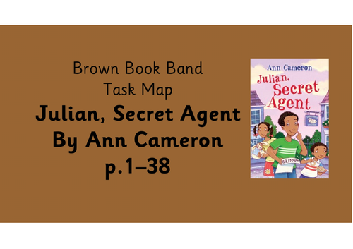 Julian, Secret Agent by Ann Cameron - Task Maps