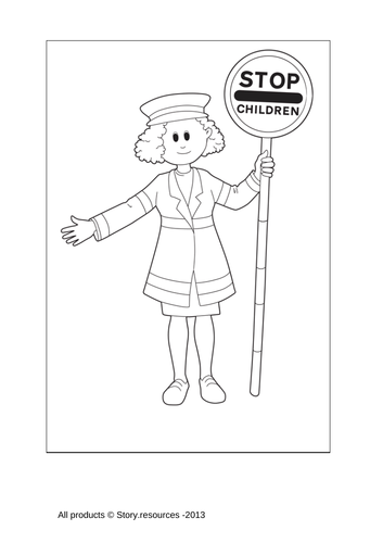 THE LOLLIPOP LADY OR MAN PEOPLE WHO HELP US