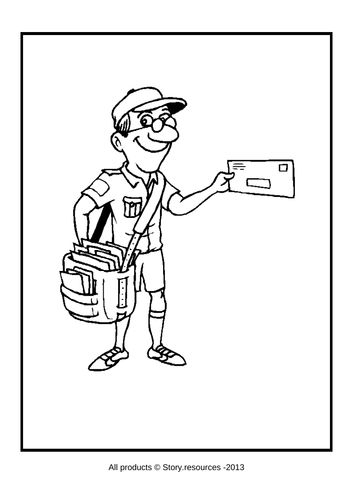 THE POSTMAN POST LADY PEOPLE WHO HELP US RESOURCES | Teaching Resources