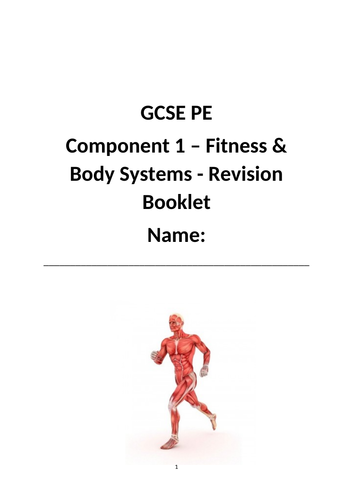 Component 1 Edexcel GCSE 9-1 Revision booklet