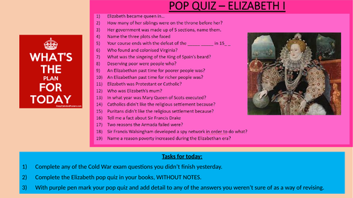 Elizabeth Pop Quiz