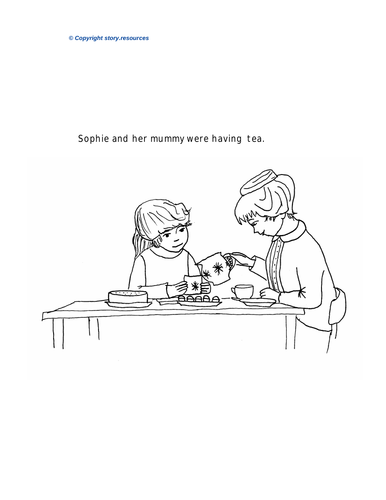 TIGER WHO CAME TO TEA STORY SEQUENCING CARDS