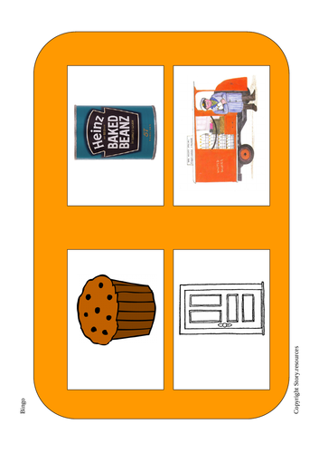 THE TIGER WHO CAME TO TEA BINGO LOTTO EYFS KS1