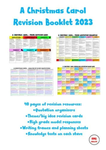 English Literature Revision Booklets