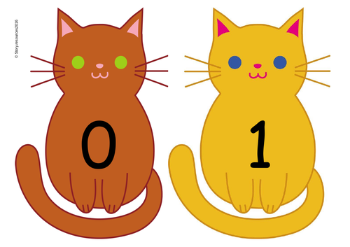 ODDS AND EVENS CATS MATHS NUMBERS EYFS