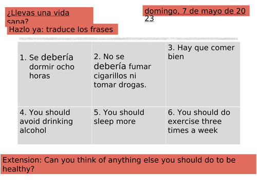 ¿Llevas una vida sana?