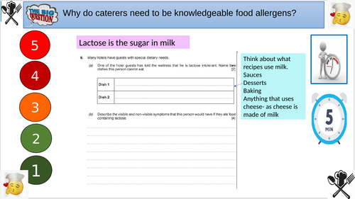 WJEC new spec Hosp and Cat 1.4 food safety course