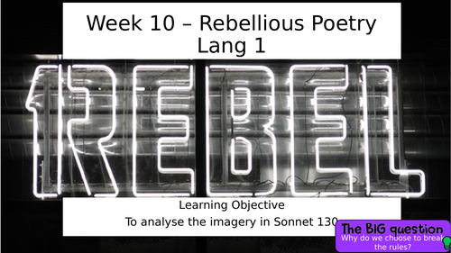 Sonnet 130 imagery analysis lessons