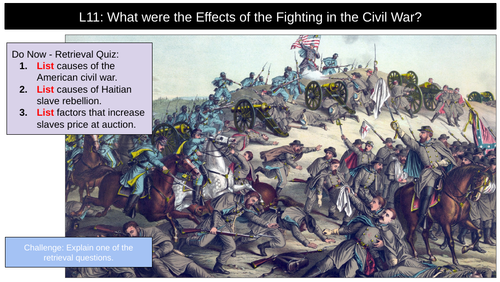 American Civil War Fighting Slavery