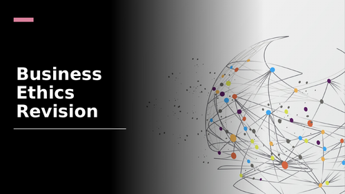 OCR Business Ethics A Level Revision