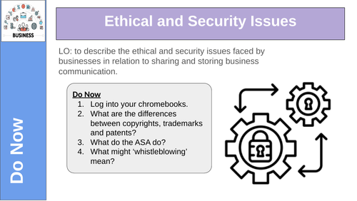 Ethical Security Issues Business