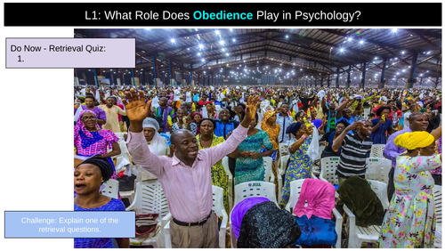 Obedience Psychology Edexcel