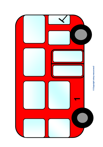 BEARS BUS RIDE MATCH THE BEARS TO THE NUMBERS ON THE BUSES MATHS EYFS KS1