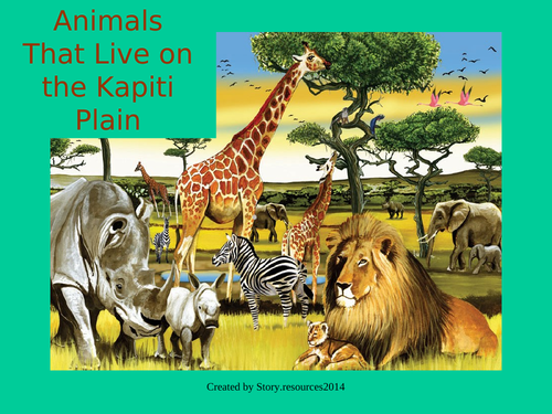BRINGING THE RAIN TO KAPITI PLAIN ANIMALS KS1 AFRICA
