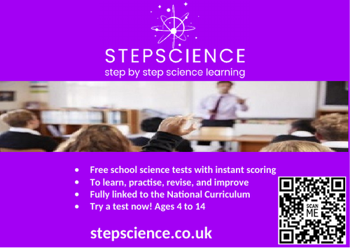 Key Stage 1 to 3 science learning and revision