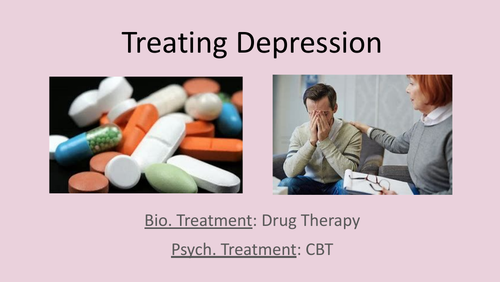 EDEXCEL AL Clinical Psychology 'Treating Depression' Slides