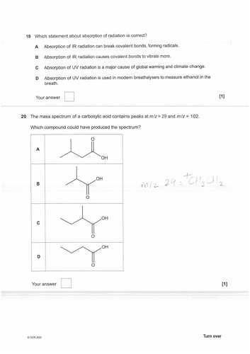 AS Analysis past paper questions