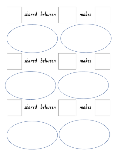 Sharing - Maths activity for Kindergarten