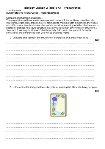 Edexcel IGCSE Biology - Prokaryotes (1.3)