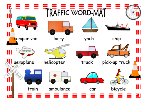 TRANSPORT RESOURCE TOPIC SET EYFS KS1