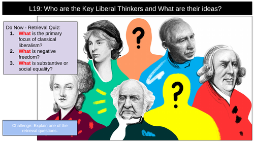 Liberal Liberalism Key Thinkers