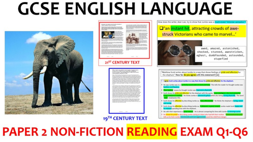 EDUQAS 2023 Q1-Q6 PAPER READING 2 EXAM WALKTHROUGH (VIDEO & PP)