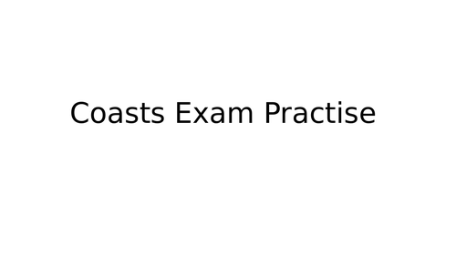 Coasts A Level Exam Questions