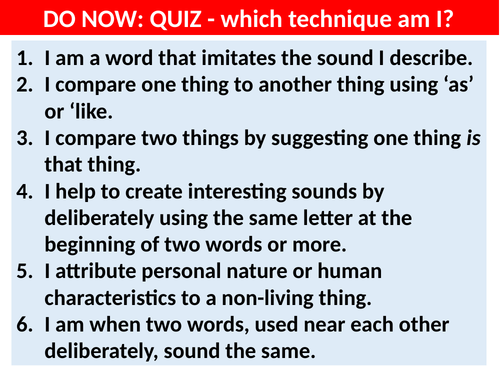 AQA GCSE Unseen Poetry Scheme of Work (27.1 and 27.2)