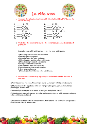 La vita sana  - revision