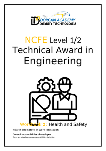 NCFE engineering workbooks