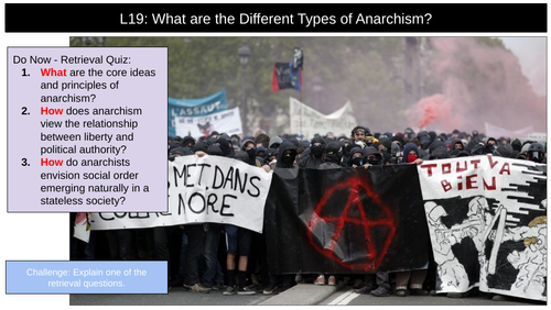 Anarchism Types of | Teaching Resources