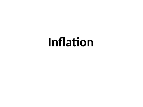 Inflation