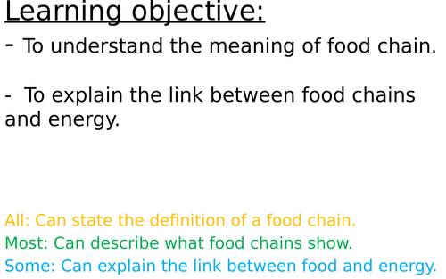 Ecosytems - KS3 SEND Science