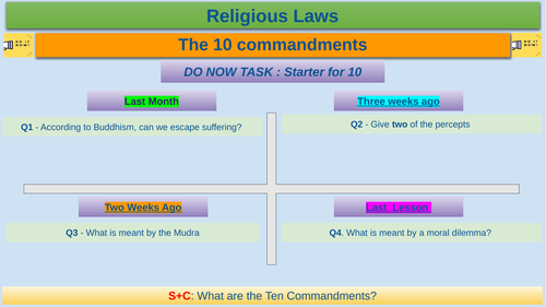 The 10 commandments