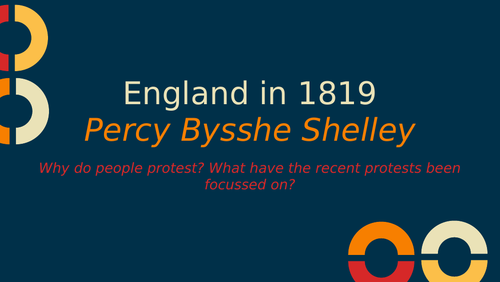 England in 1819, Percy Shelley (AQA)