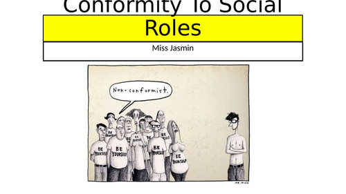 Conformity to social roles: Zimbardo