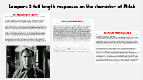Mitch 3 full length exam responses to compare Band 3, Band 4, Band 5 A Streetcar Named Desire