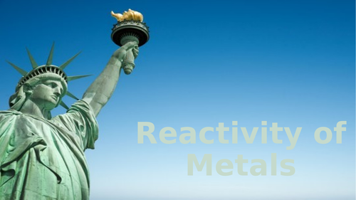 CH 15 - Reactivity of Metals - CAIE iGCSE Chemistry '23-25 syllabus