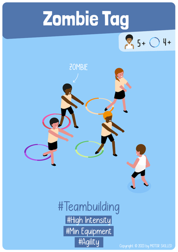 Zombie Tag - PE Team Building Game for Elementary School