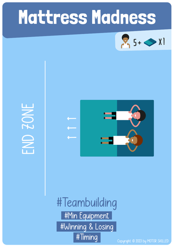 Mattress Madness - PE Team Building Game for Elementary School
