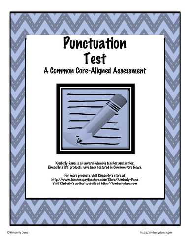Punctuation Mark Test