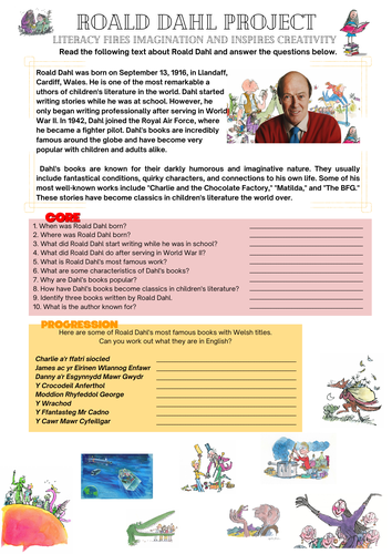 Roald Dahl - CfW - Languages connect us