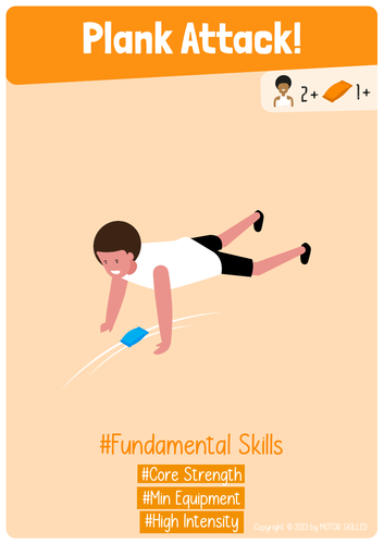 Plank Attack - PE Fundamental Skills Game for Elementary School