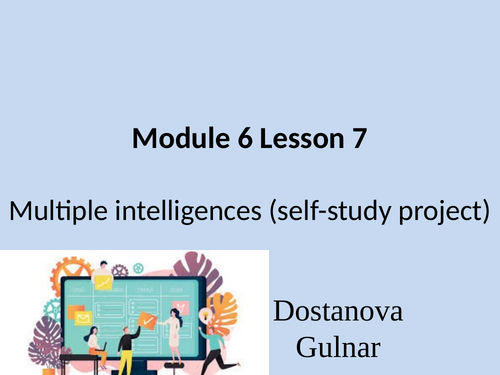 Multiple intelligences