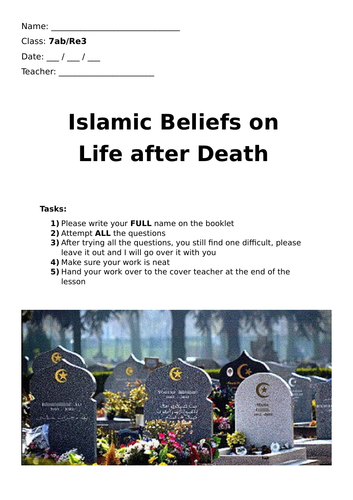 ISLAMIC BELIEFS ON LIFE AFTER DEATH